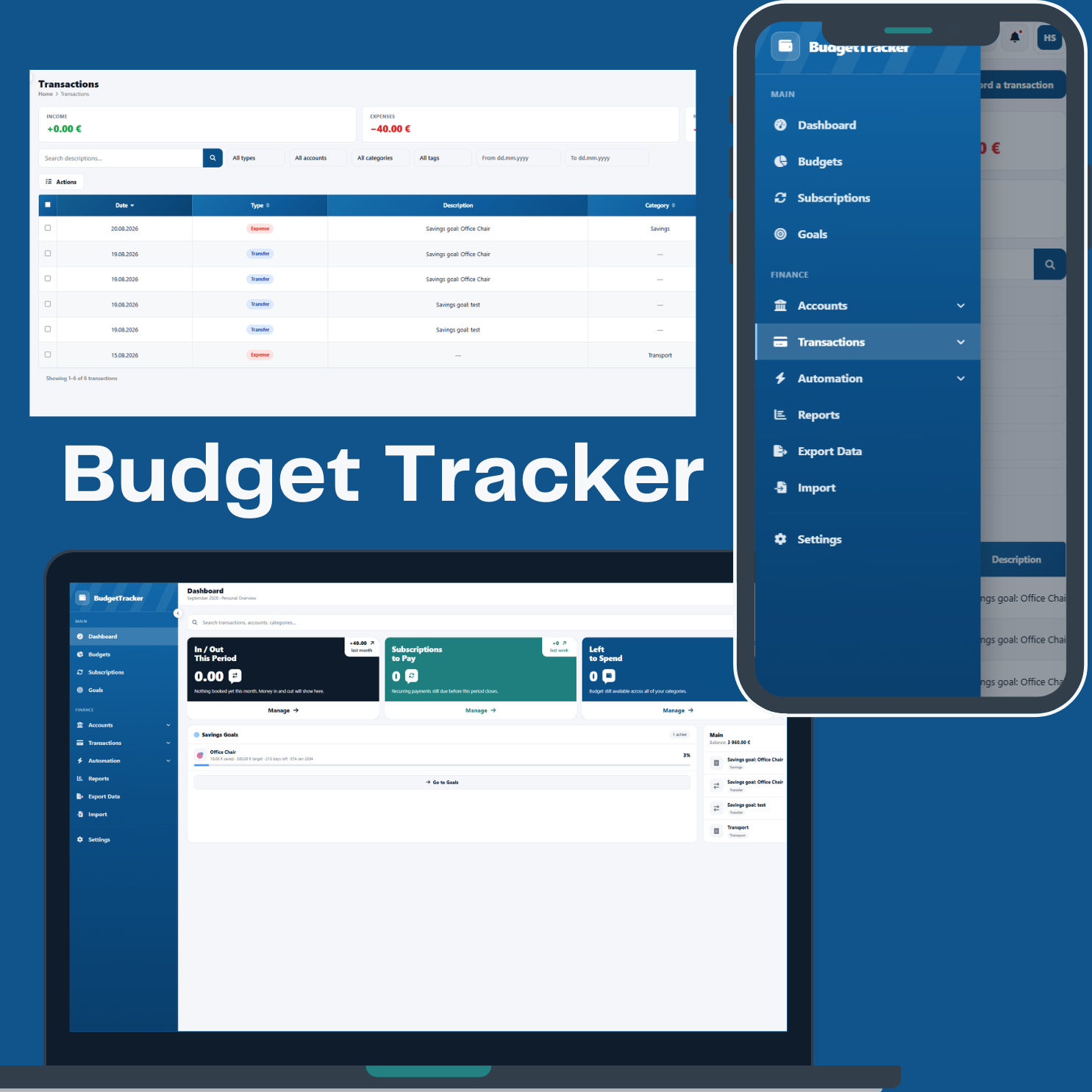 Budget Tracker